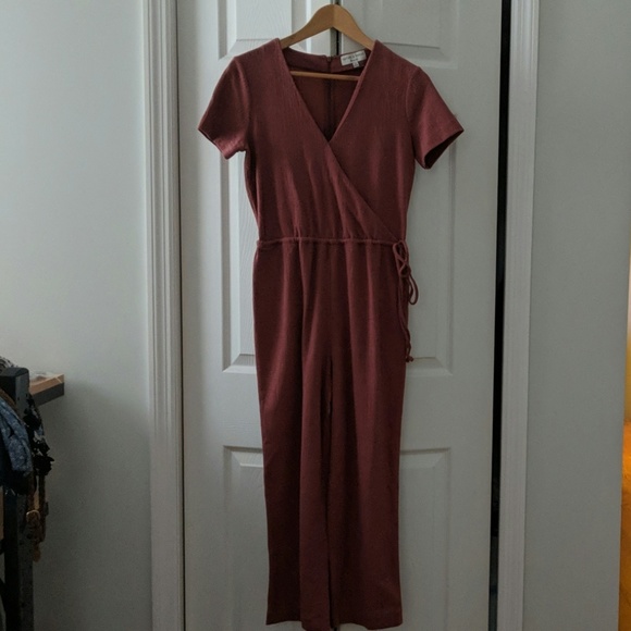 Madewell XXS Texture & Thread Short Sleeve Jumpsui - Picture 1 of 3